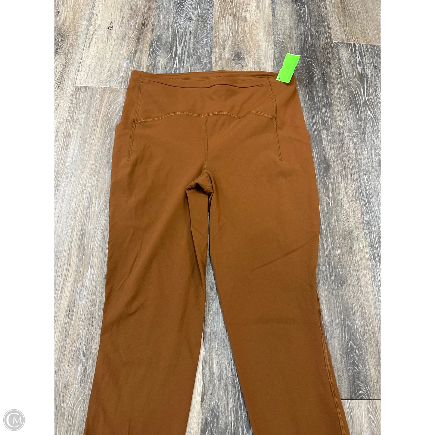 Athletic Leggings By Lululemon In Orange, Size: 10