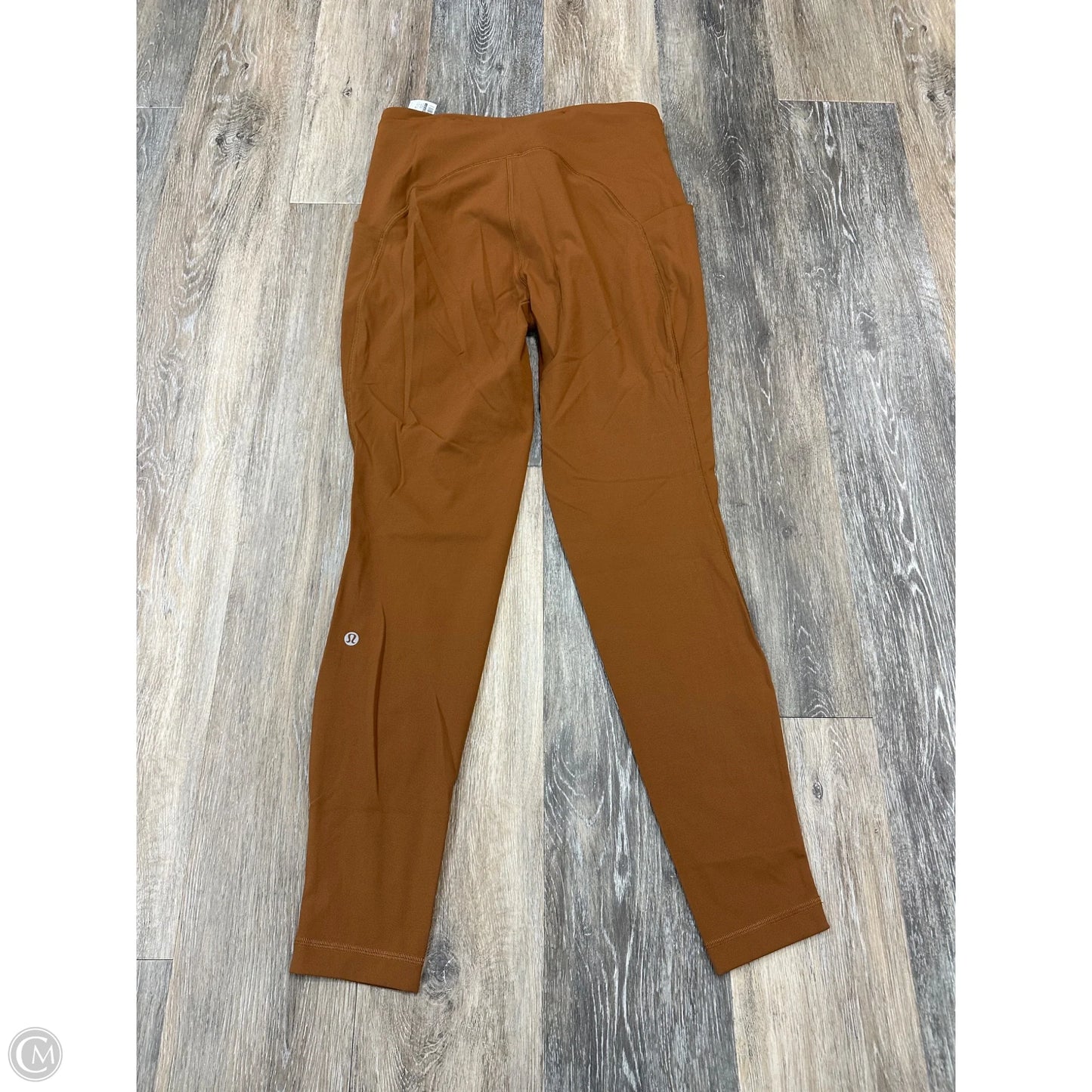 Athletic Leggings By Lululemon In Orange, Size: 10