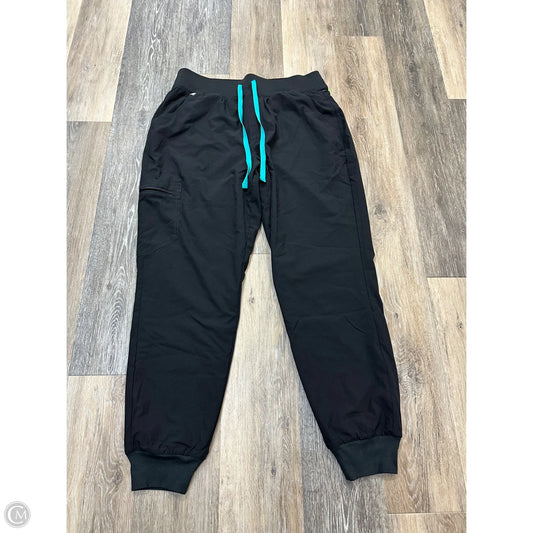 Athletic Pants By Figs In Black, Size: L