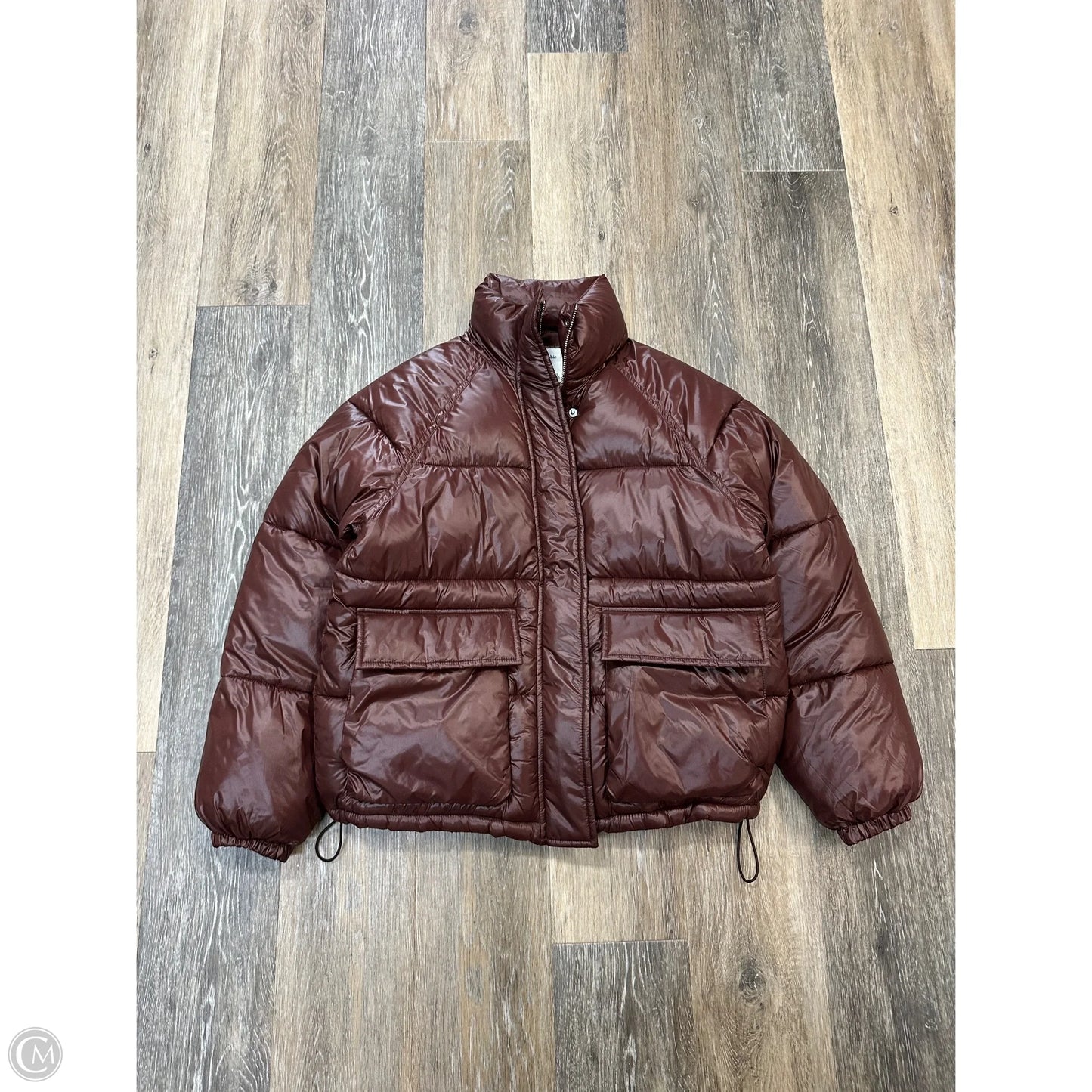 Jacket Puffer & Quilted By Abercrombie And Fitch In Brown, Size: Xs