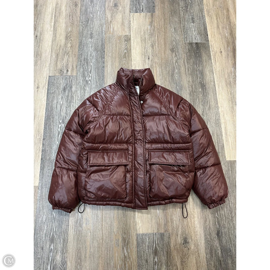 Jacket Puffer & Quilted By Abercrombie And Fitch In Brown, Size: Xs