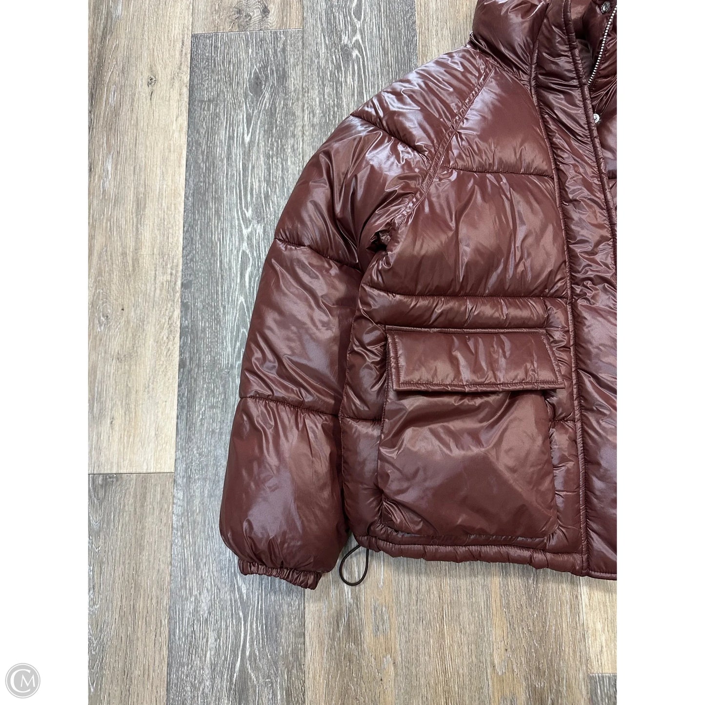 Jacket Puffer & Quilted By Abercrombie And Fitch In Brown, Size: Xs