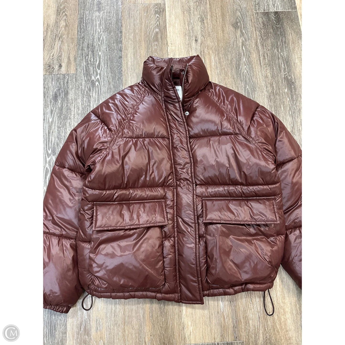 Jacket Puffer & Quilted By Abercrombie And Fitch In Brown, Size: Xs