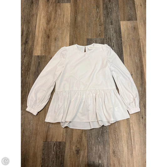 Blouse Long Sleeve By Pomander Place Tuckernuck In White, Size: Xs