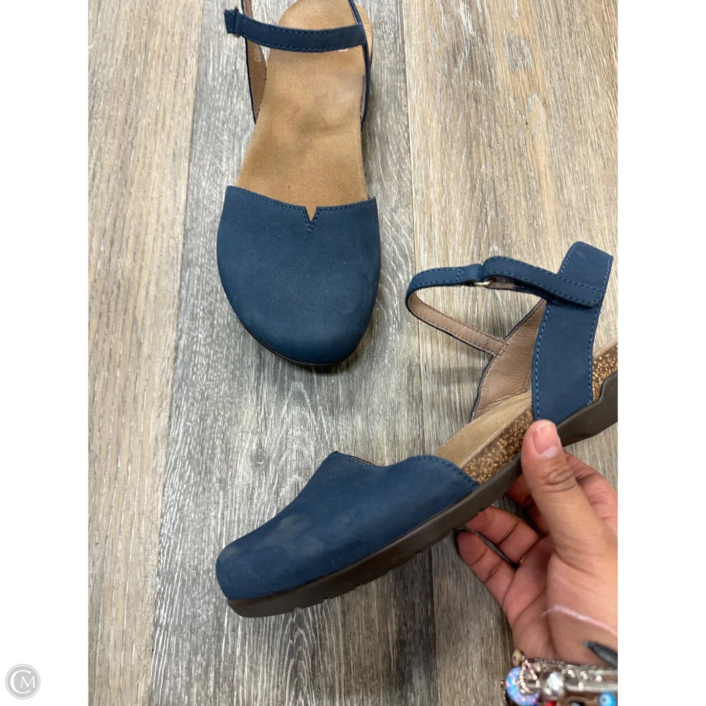 Shoes Flats By Dansko In Blue, Size: 8.5