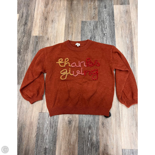 Sweater By Bibi In Orange, Size: L