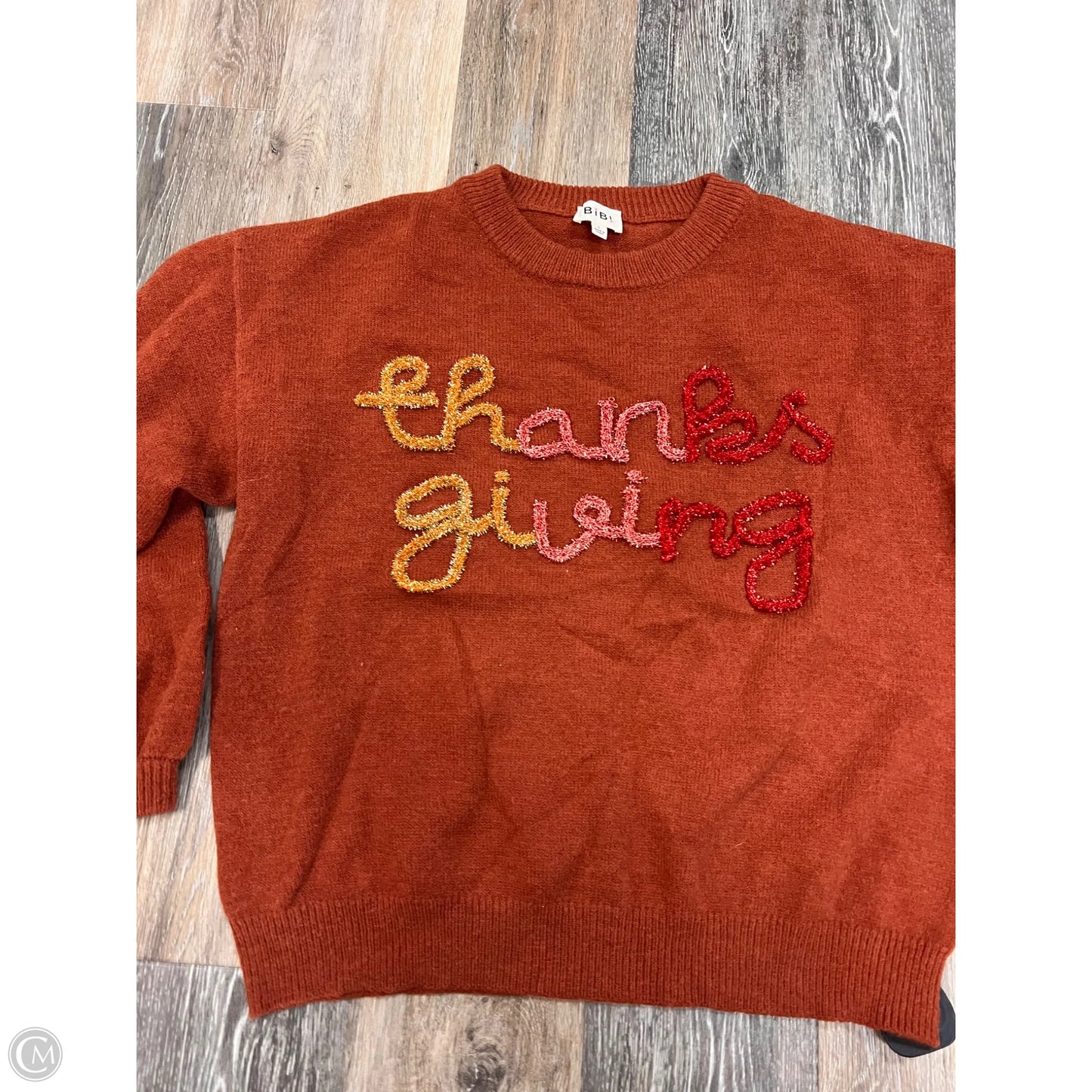 Sweater By Bibi In Orange, Size: L