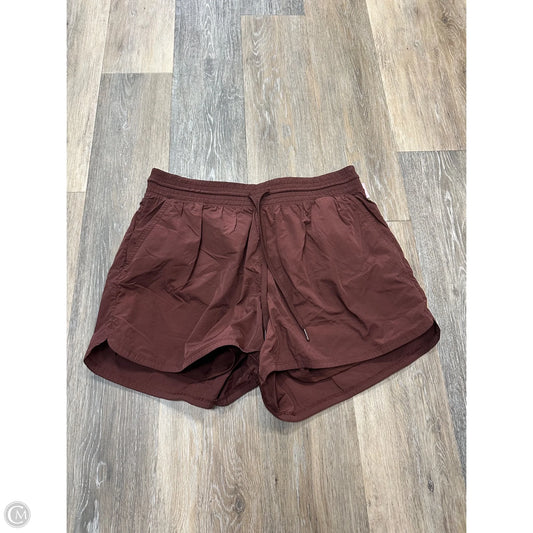 Athletic Shorts By Abercrombie And Fitch In Brown, Size: L