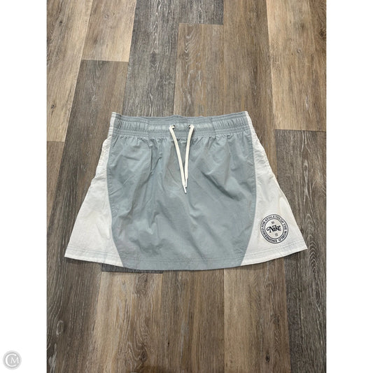 Athletic Skirt By Nike Apparel In Grey, Size: L