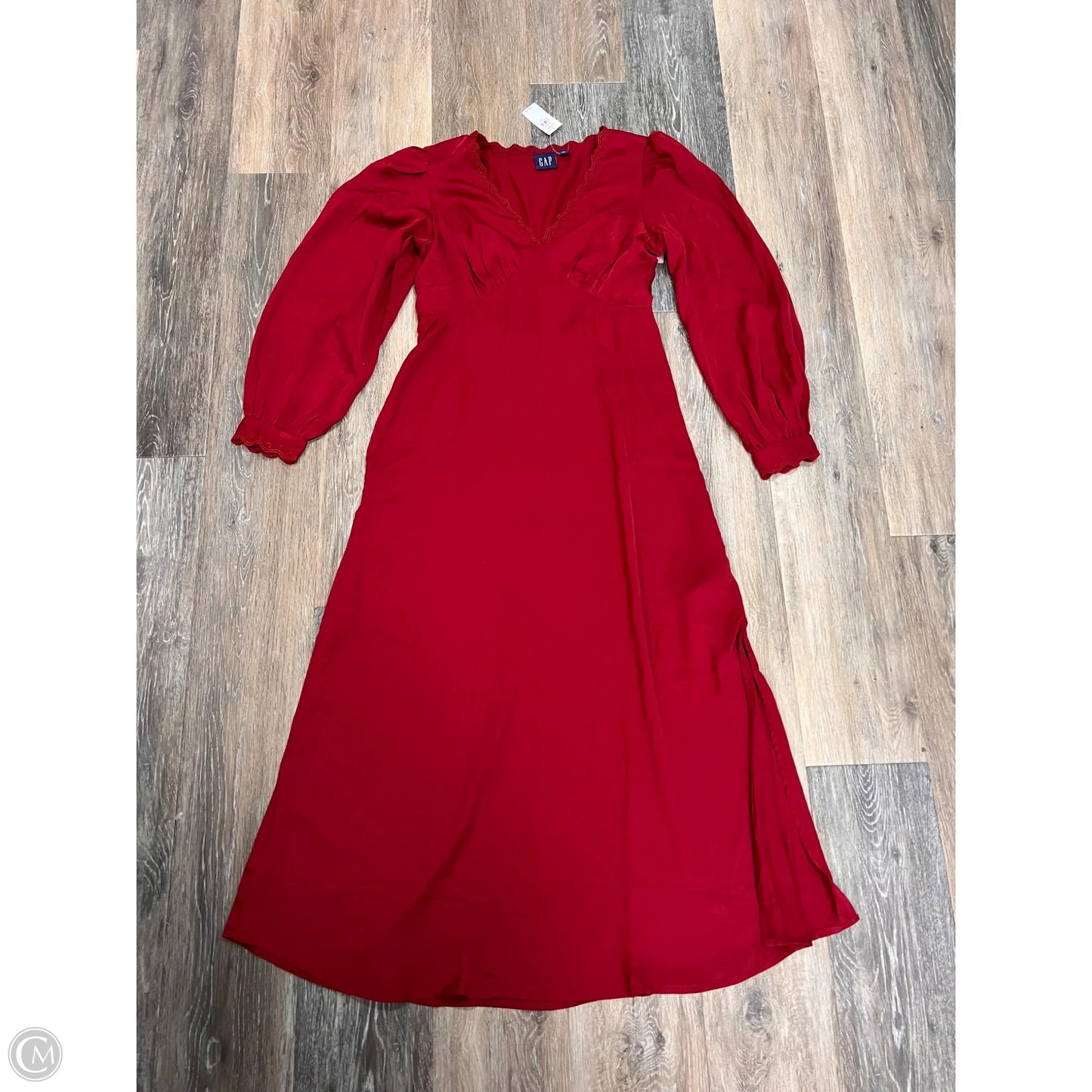 Dress Casual Maxi By Gap In Red, Size: Xs