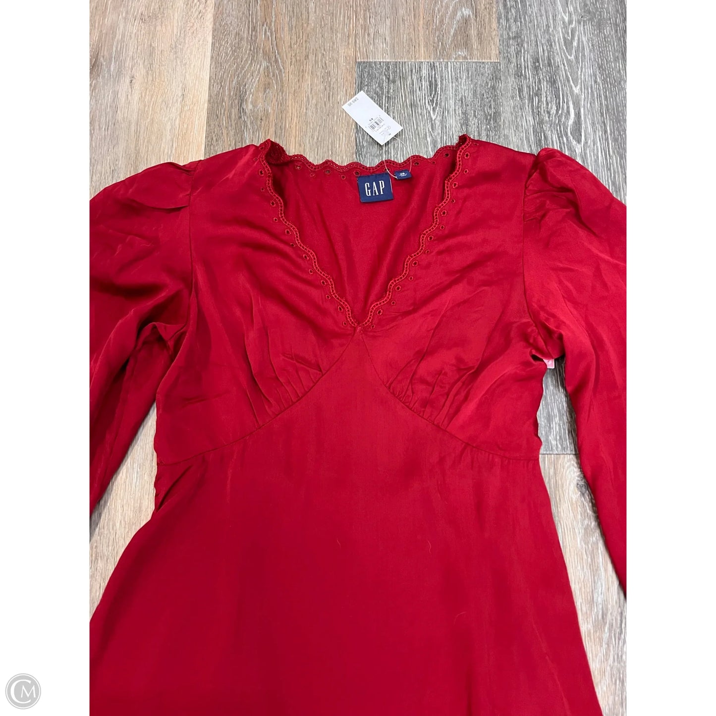 Dress Casual Maxi By Gap In Red, Size: Xs