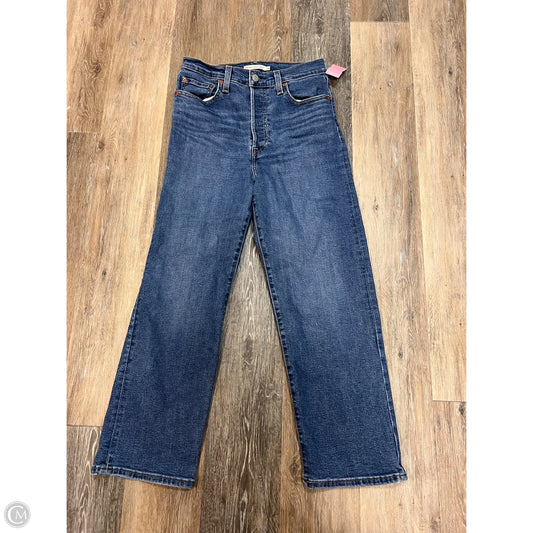 Jeans Straight By Levis In Blue Denim, Size: 6/28