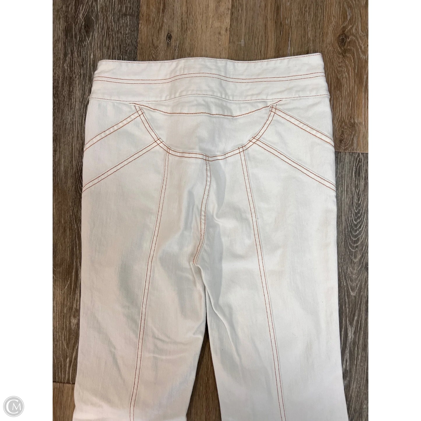 Jeans Designer By Veronica Beard In White Denim, Size: 4/27