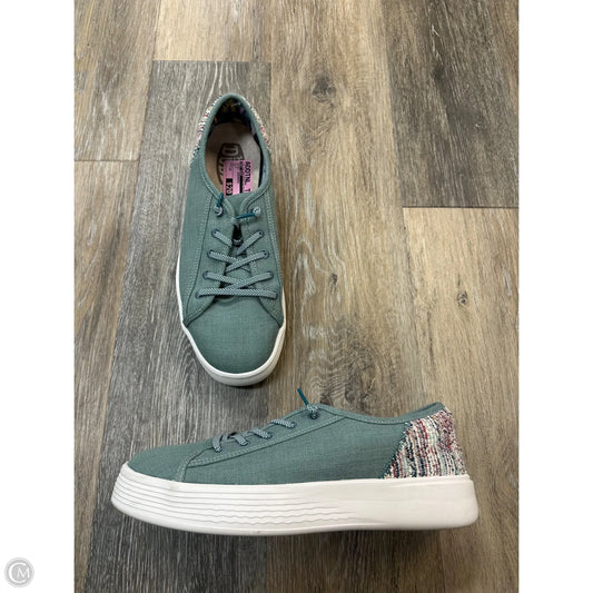 Shoes Sneakers By Hey Dude In Blue, Size: 10