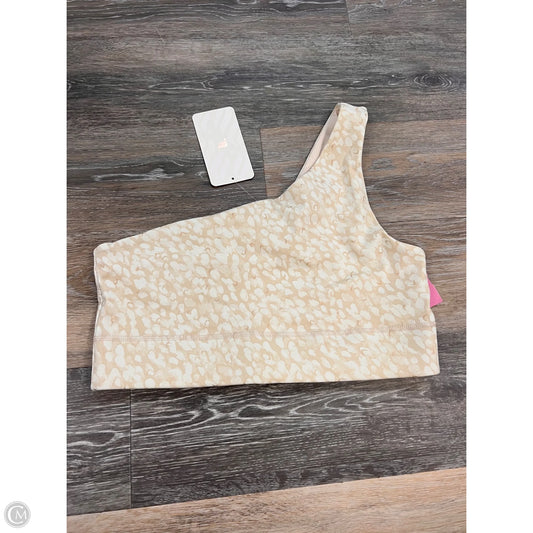 Athletic Bra By Fabletics In Cream, Size: Xl