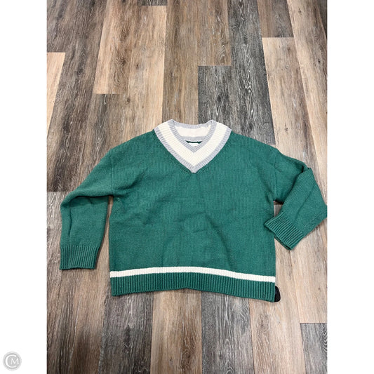 Sweater By Abercrombie And Fitch In Green, Size: L