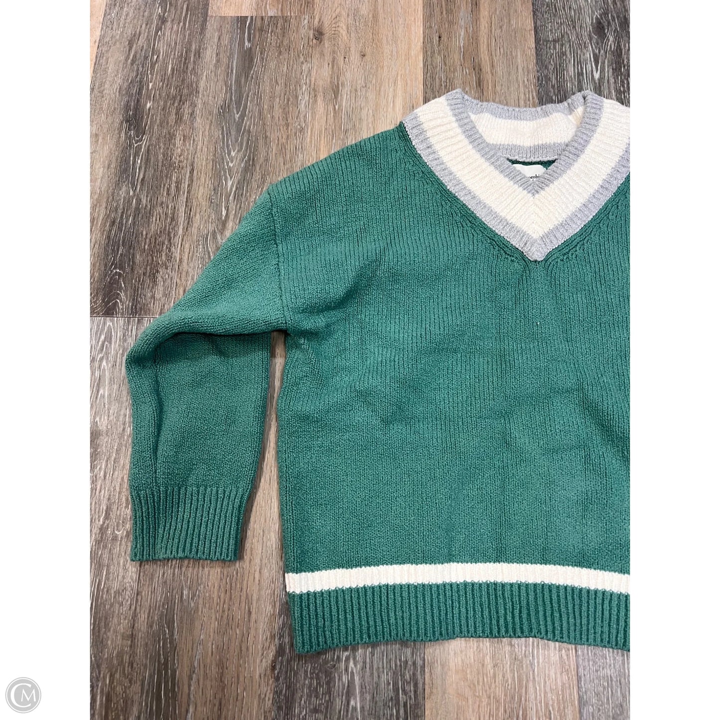 Sweater By Abercrombie And Fitch In Green, Size: L