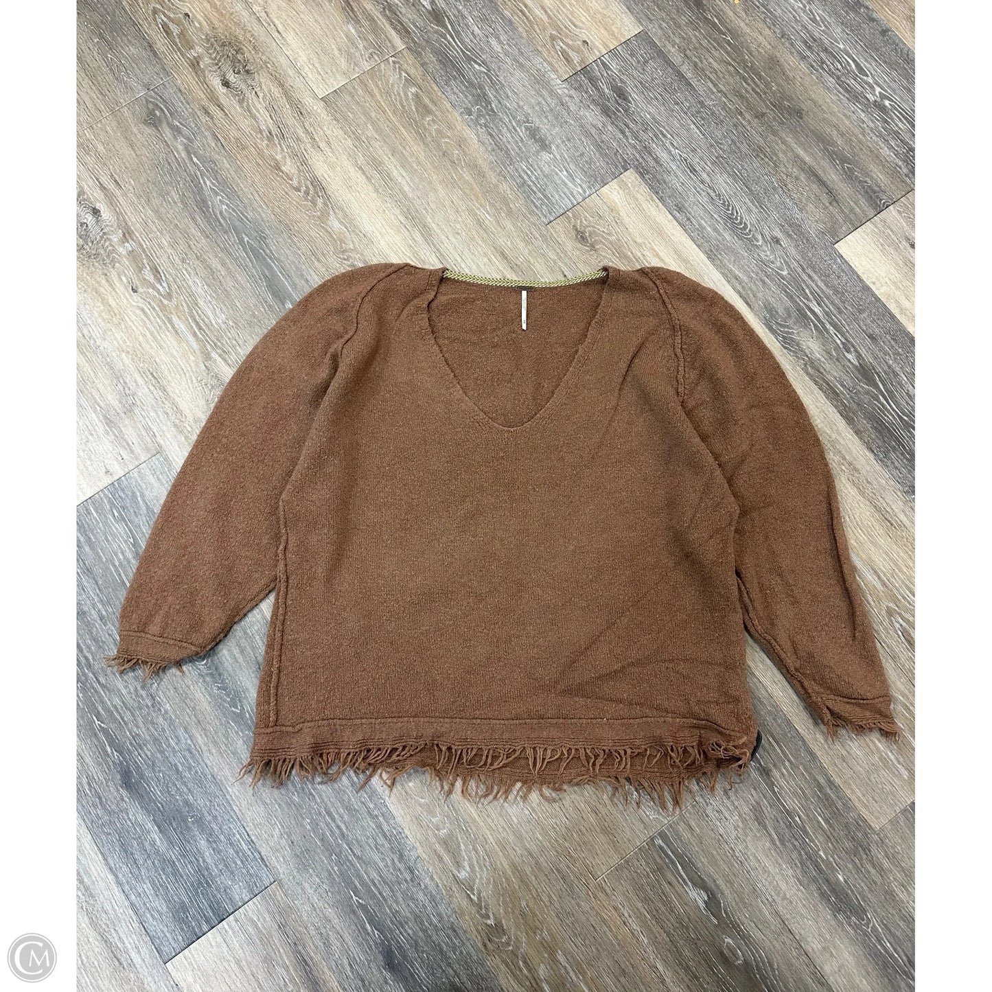 Sweater By Free People In Brown, Size: M