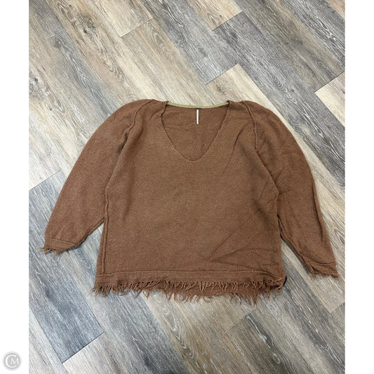 Sweater By Free People In Brown, Size: M