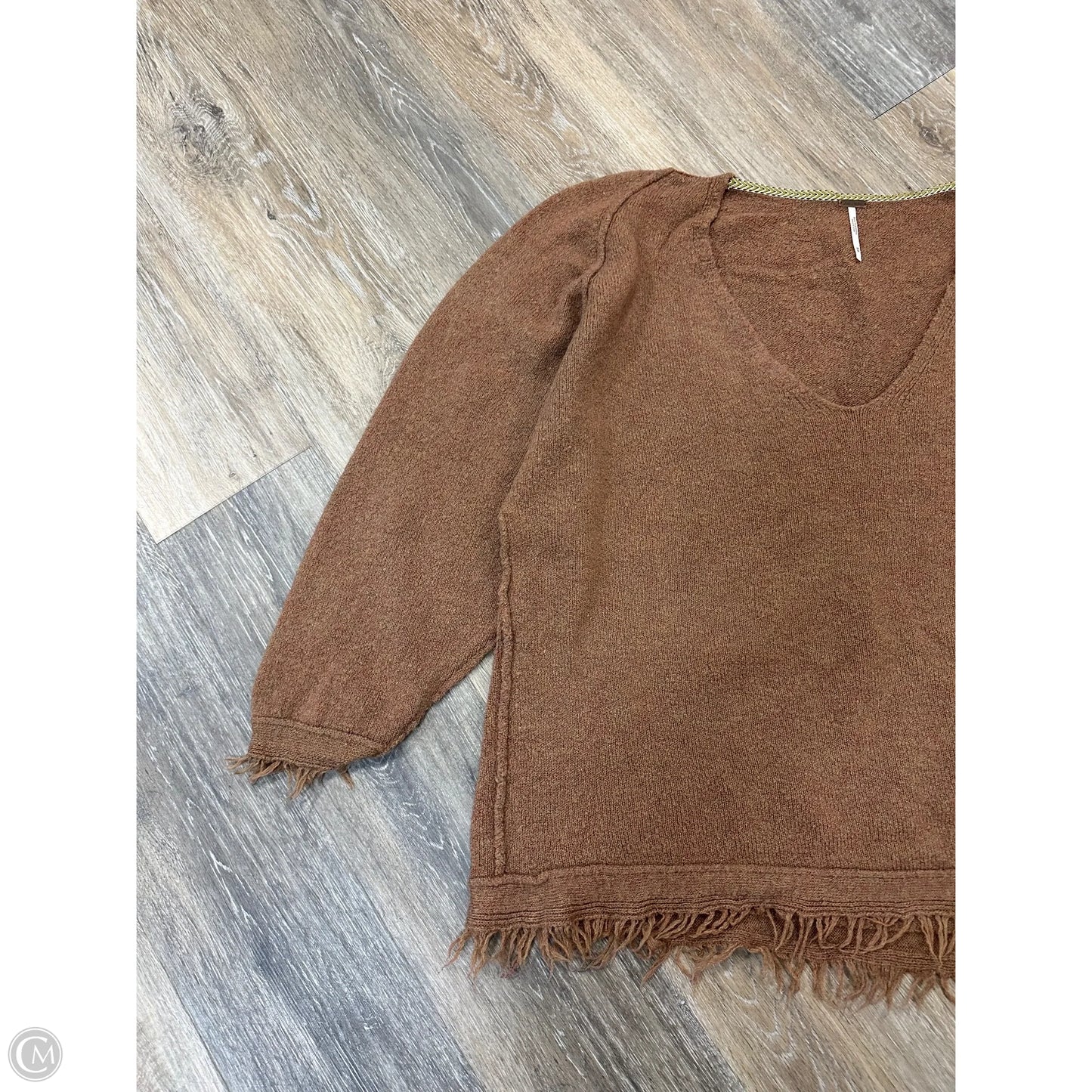 Sweater By Free People In Brown, Size: M