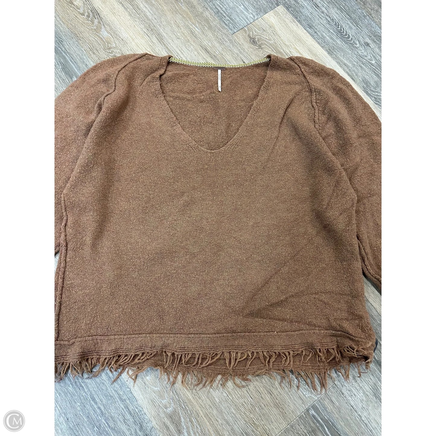 Sweater By Free People In Brown, Size: M