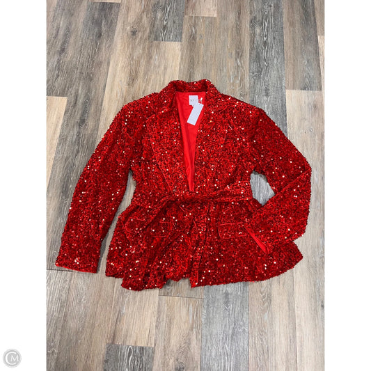 Blazer By Omonigho In Red, Size: Xl