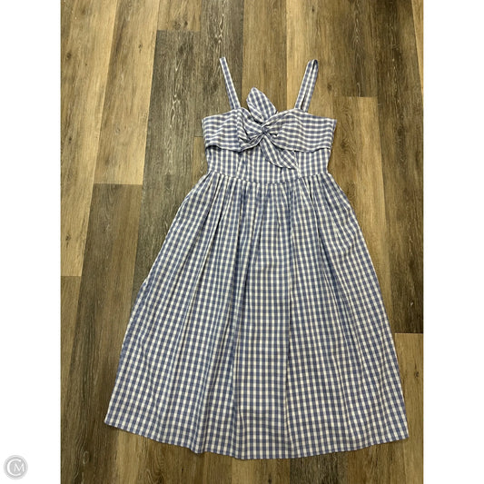 Dress Casual Midi By Antonio Melani In Plaid Pattern, Size: 10