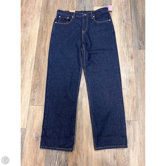 Jeans Straight By Levis In Blue Denim, Size: 10/30