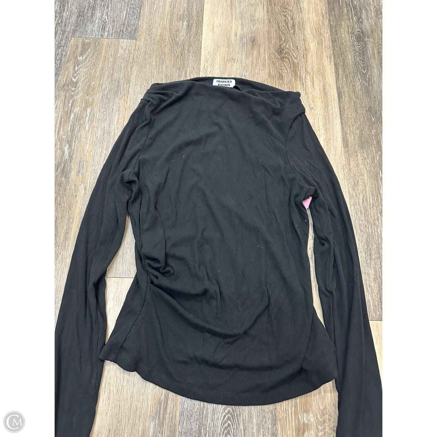 Top Long Sleeve By Frankie’s Bikinis In Black, Size: Xl