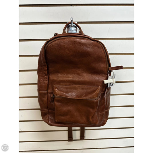 Backpack Leather By Fossil, Size: Large