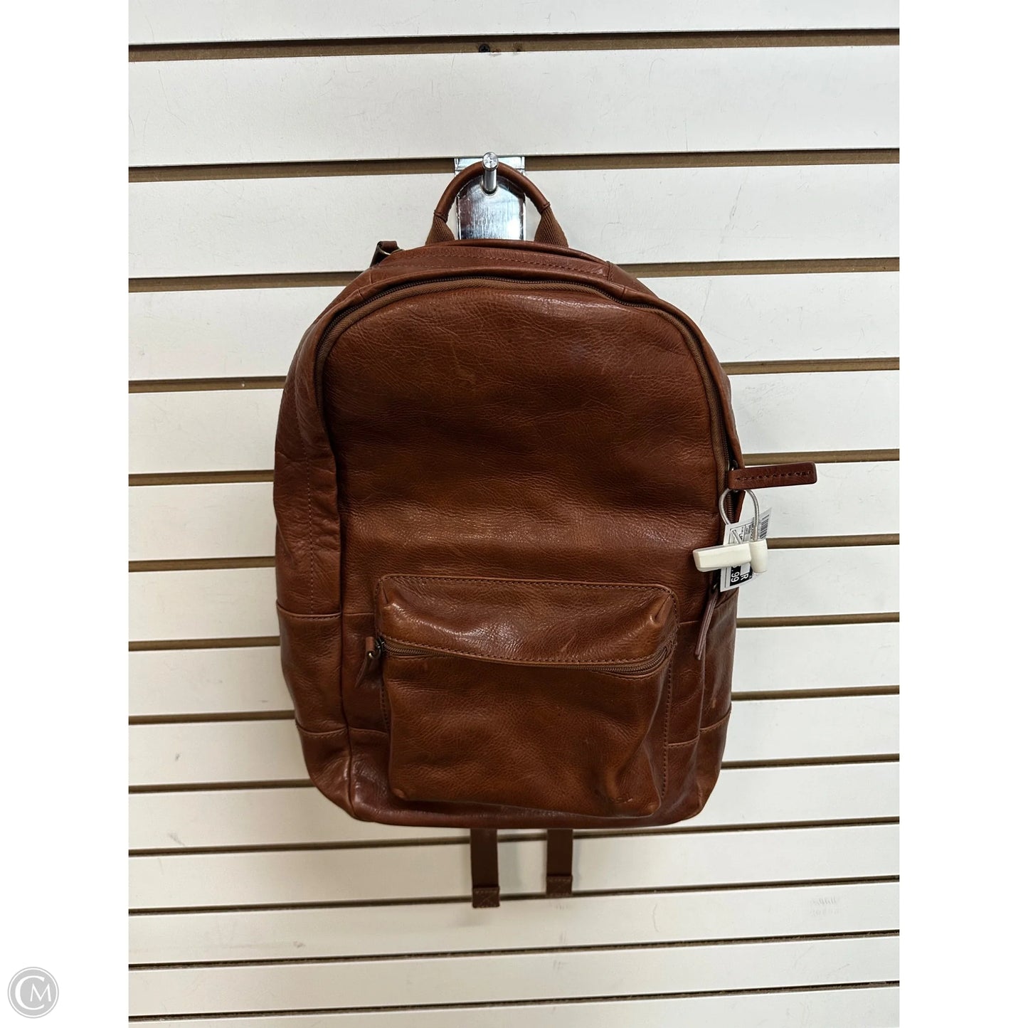 Backpack Leather By Fossil, Size: Large
