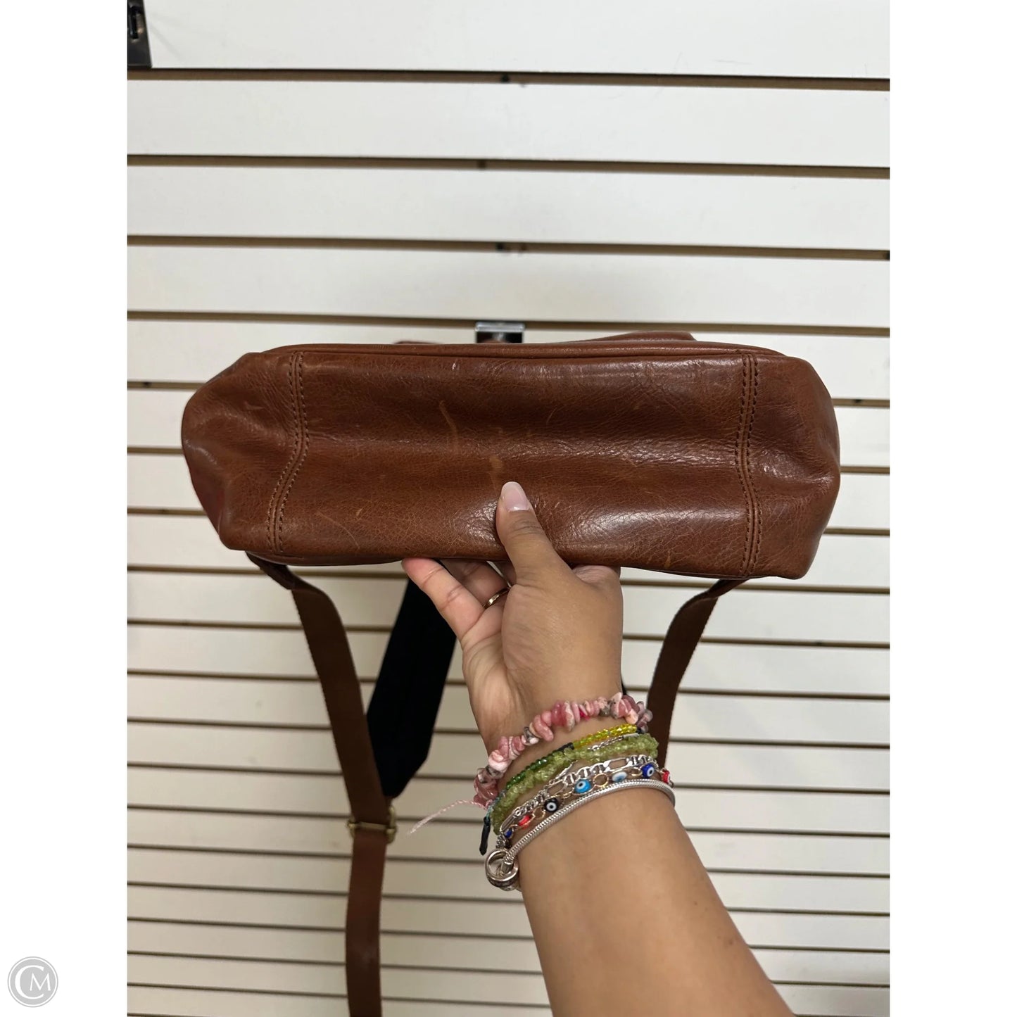Backpack Leather By Fossil, Size: Large