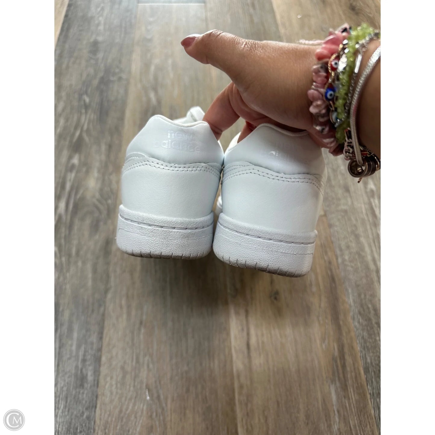 Shoes Athletic By New Balance In White, Size: 7.5