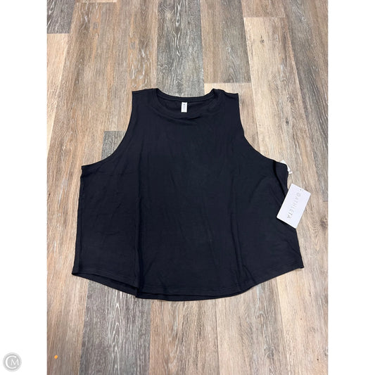 Athletic Tank Top By Athleta In Black, Size: 1x