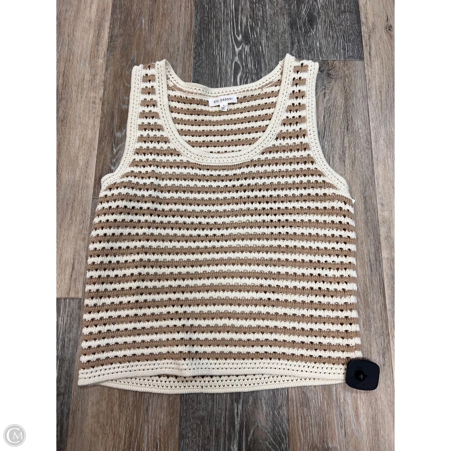 Tank Top By Blu Pepper In Brown, Size: L