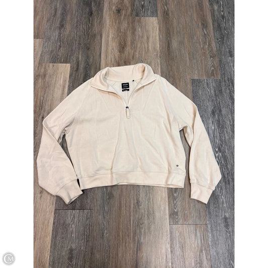 Athletic Sweatshirt Collar By Prana In Cream, Size: M