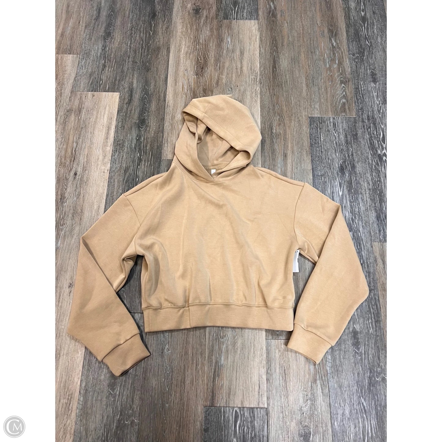 Athletic Sweatshirt Hoodie By 7 Diamonds In Yellow, Size: M