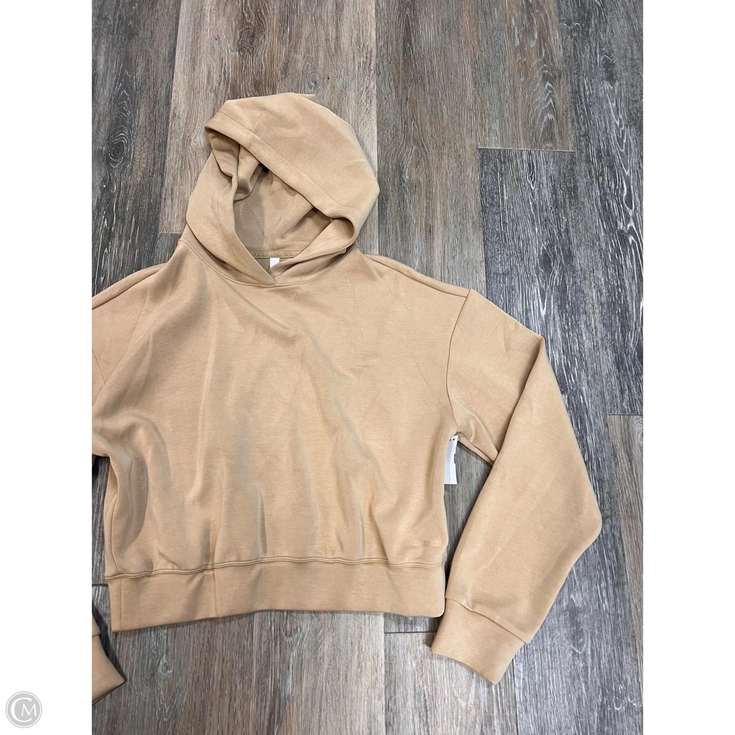 Athletic Sweatshirt Hoodie By 7 Diamonds In Yellow, Size: M