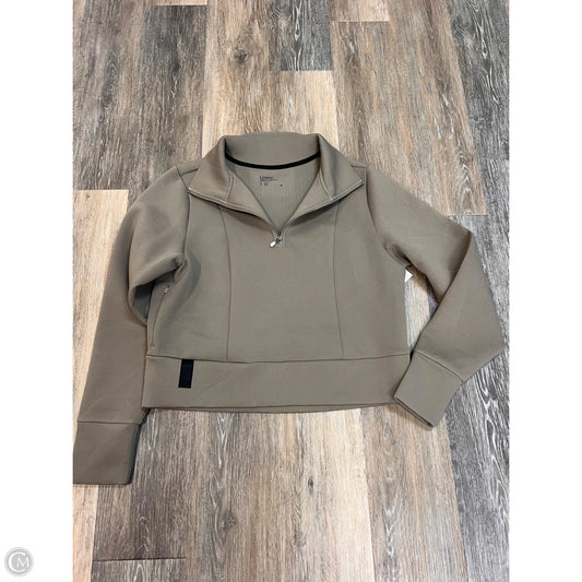 Athletic Sweatshirt Collar By UNRL In Taupe, Size: M
