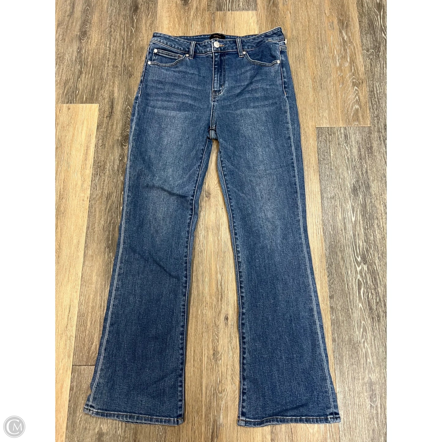 Jeans Boot Cut By Quince In Blue Denim, Size: 10