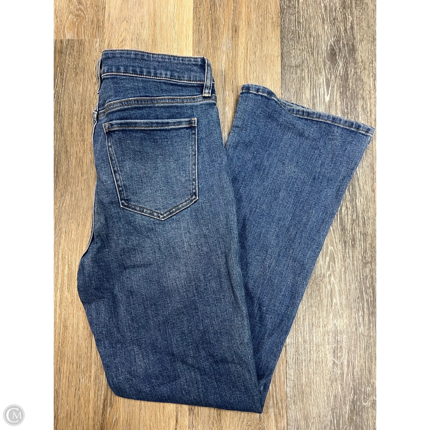 Jeans Boot Cut By Quince In Blue Denim, Size: 10