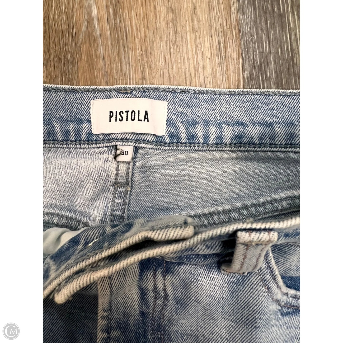 Jeans Wide Leg By Pistola In Blue Denim, Size: 10/30