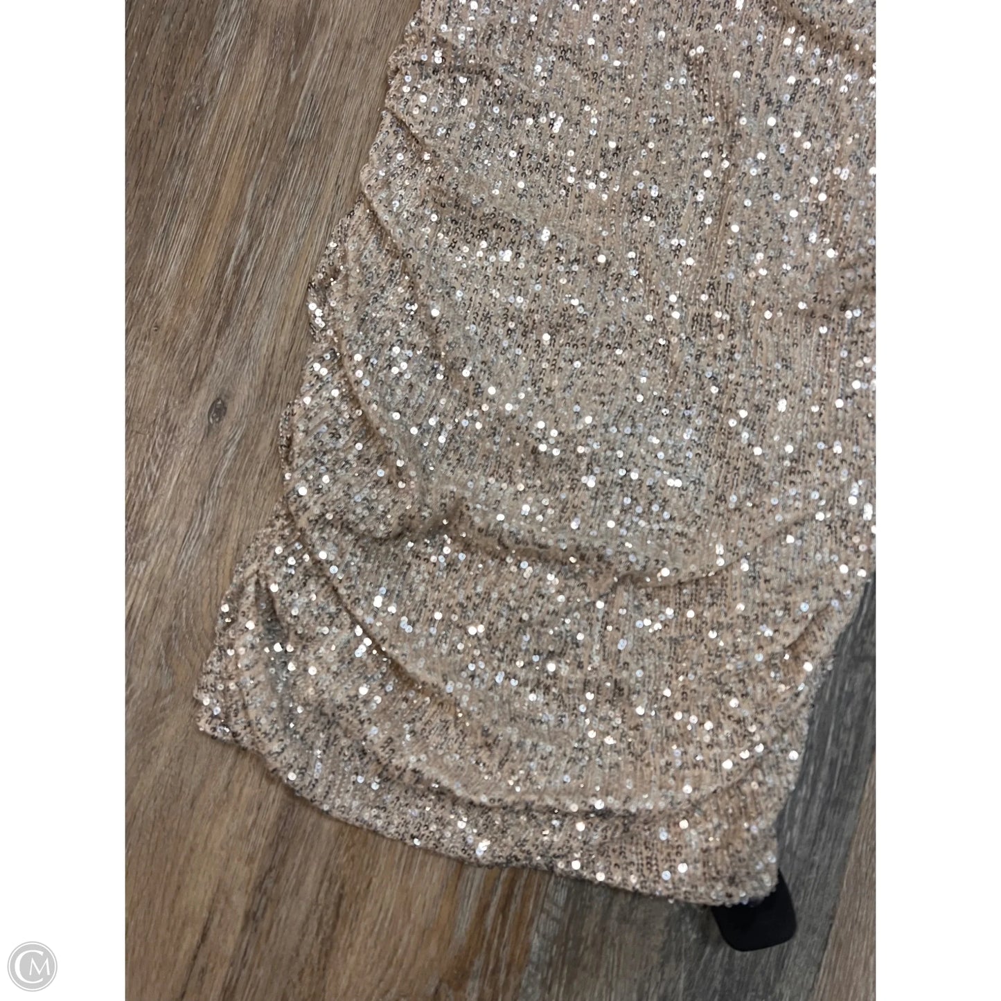 -Dress Party Short By Hello Molly In Gold, Size: 8