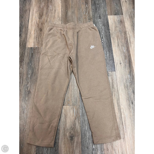 Athletic Pants By Nike Apparel In Tan, Size: Xxl