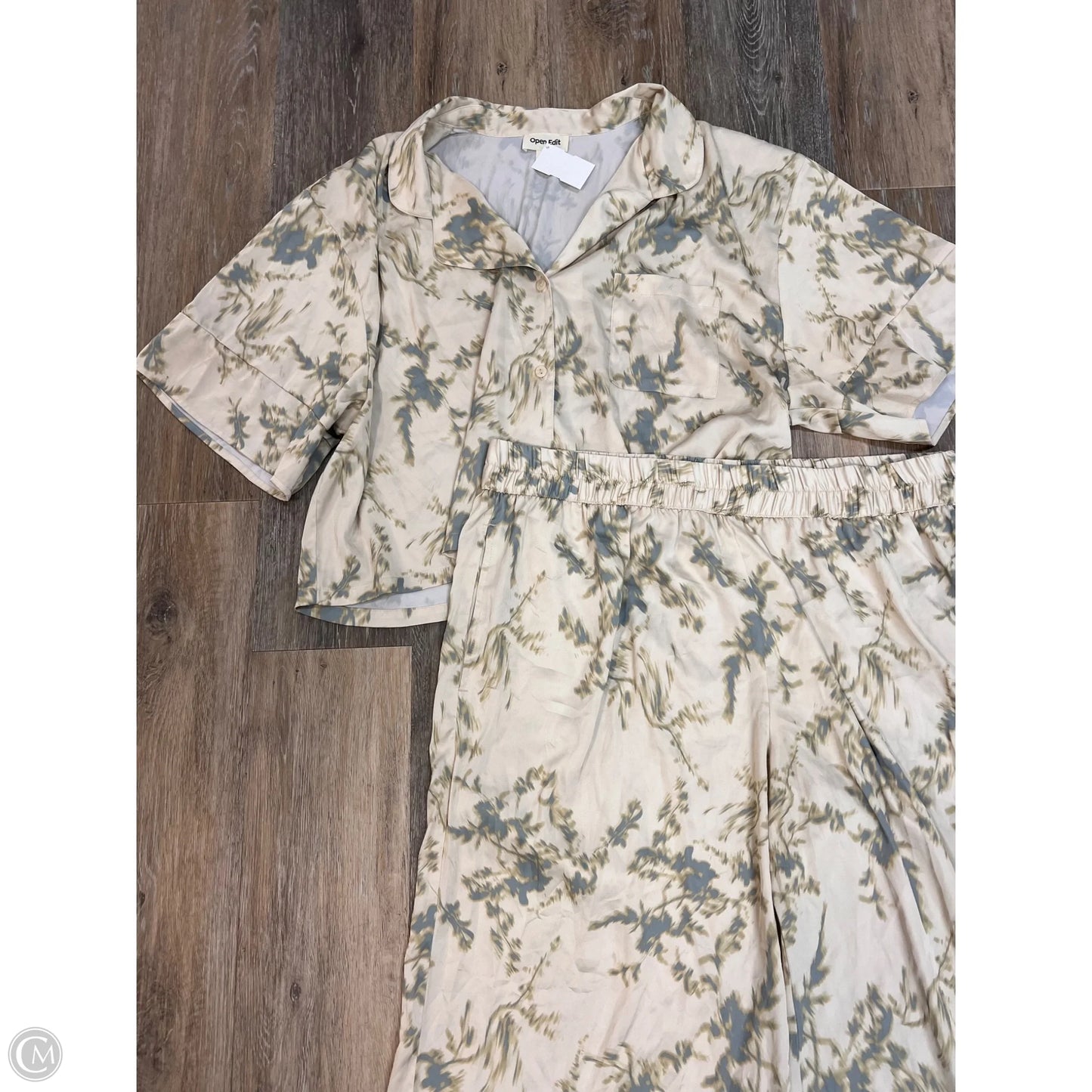 2pc Set By Open Edit In Cream, Size: Xl