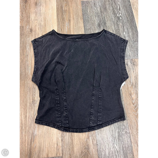 Top Short Sleeve By Pilcro In Grey, Size: S