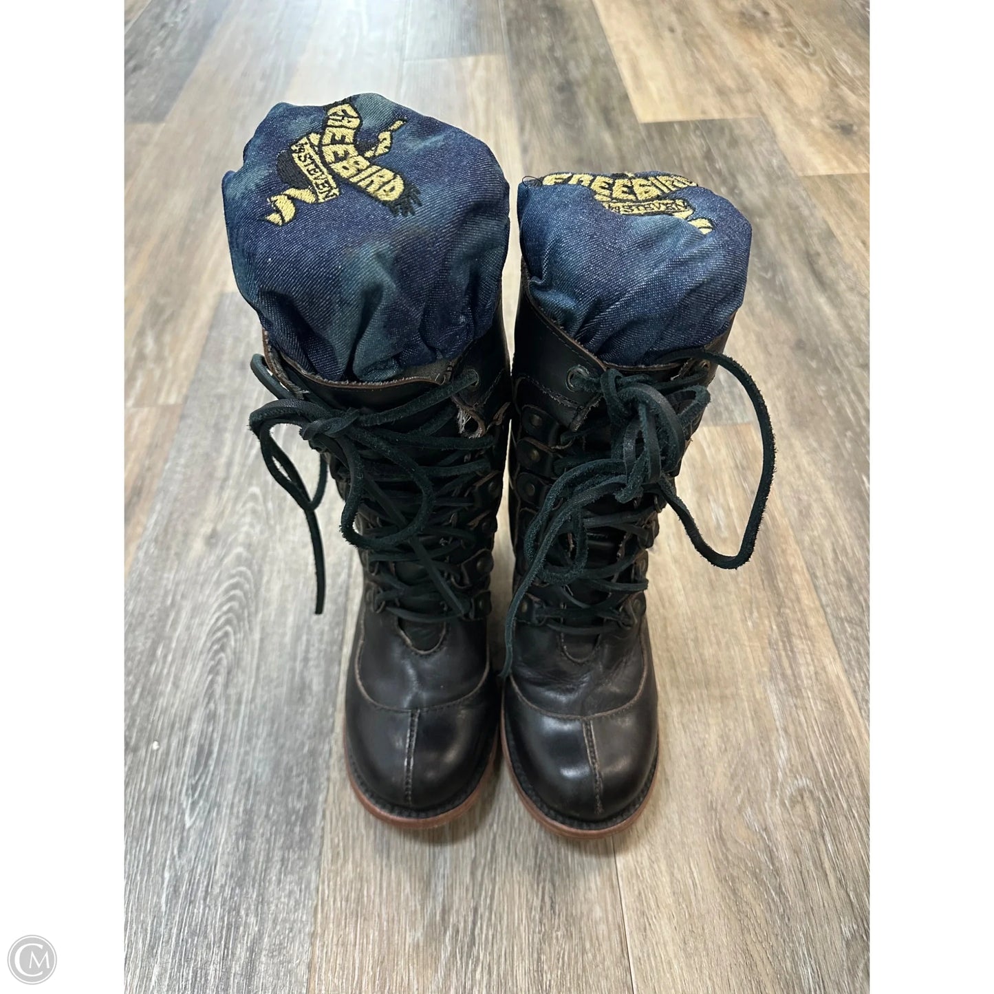 Boots Ankle Flats By Freebird In Black, Size: 7