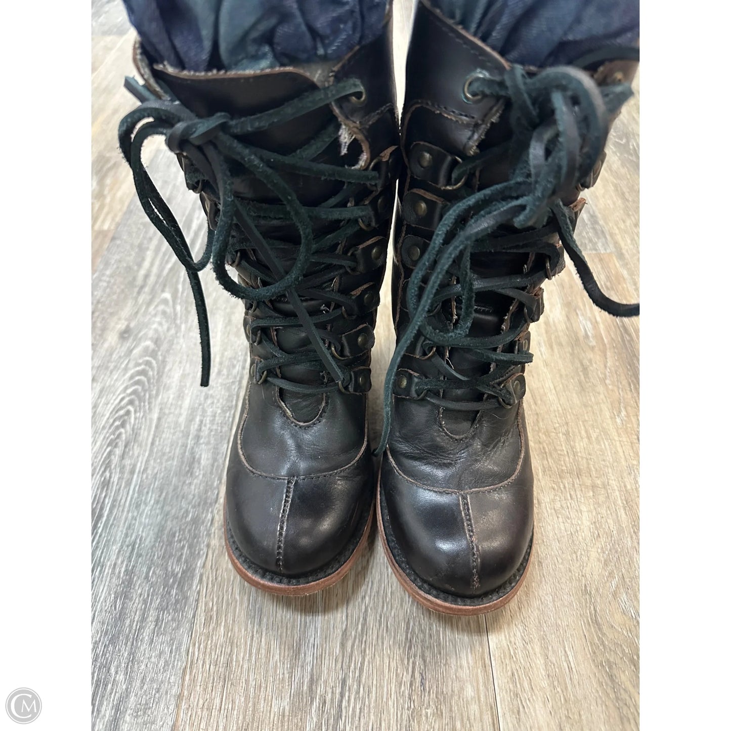 Boots Ankle Flats By Freebird In Black, Size: 7