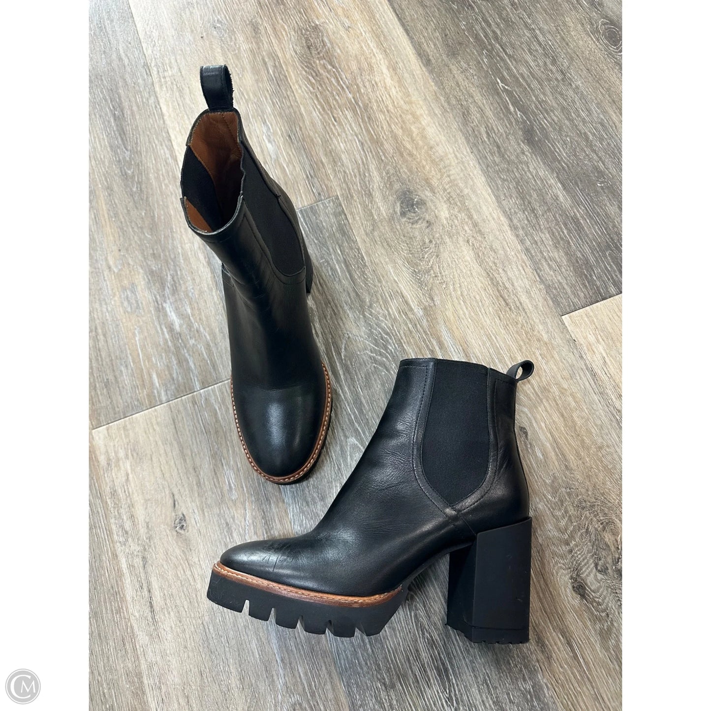 Boots Ankle Heels By Gravitypope In Black, Size: 6.5