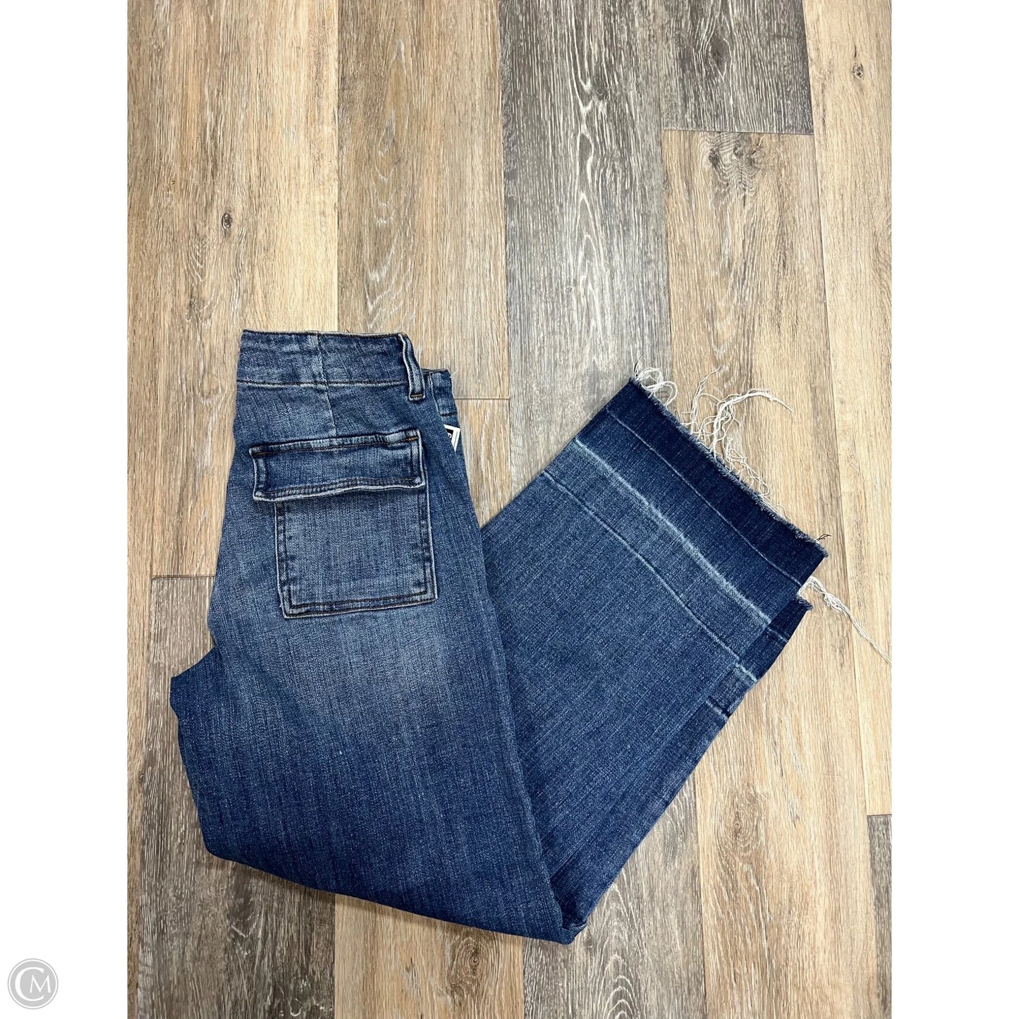 Jeans Wide Leg By Kut In Blue Denim, Size: 2